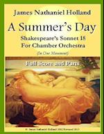 A Summers Day for Chamber Orchestra