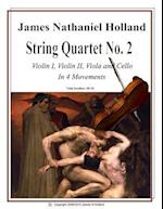 String Quartet No 2: Full Score and Parts 