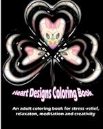 Heart Designs Coloring Book