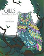 Owls Coloring Book for Grown-Ups 1