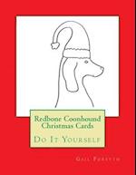 Redbone Coonhound Christmas Cards