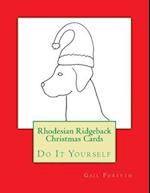 Rhodesian Ridgeback Christmas Cards