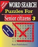 Word Search Puzzles for Senior Citizens 3