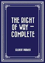 Right of Way - Complete