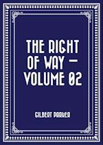 Right of Way - Volume 02