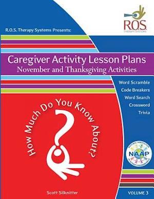 Caregiver Activity Lesson Plans