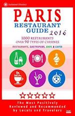 Paris Restaurant Guide 2016