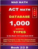 ACT Math Database 2-2 D