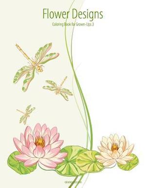 Flower Designs Coloring Book for Grown-Ups 3