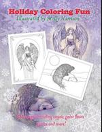 Holiday Coloring Fun by Molly Harrison: Angels, Polar Bears, Fairies, and More! 