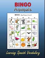 BINGO: Animals (Learning Spanish Vocabulary) 