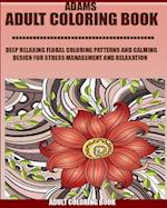 Adams Adult Coloring Book