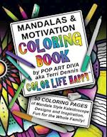 Mandalas & Motivation Coloring Book