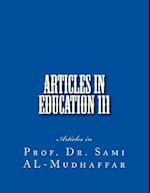 Articles in Education 111