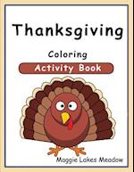 Thanksgiving Coloring Activity Book