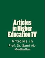 Articles in Education 1V