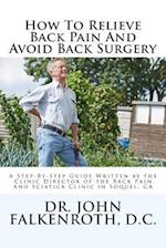 How to Relieve Back Pain Without Back Surgery