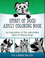 Spirit of Dogs Adult Coloring Book