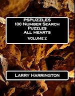 Pspuzzles 100 Number Search Puzzles All Hearts Volume 2