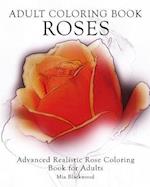 Adult Coloring Book Roses