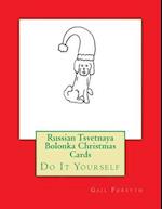 Russian Tsvetnaya Bolonka Christmas Cards