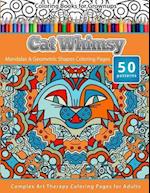 Coloring Books for Grownups Cat Whimsy