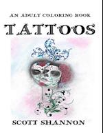 An Adult Coloring Book - Tattoos