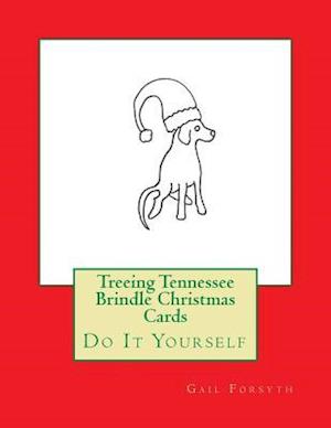 Treeing Tennessee Brindle Christmas Cards