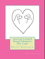 American Leopard Hound Valentine's Day Cards