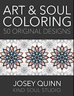 50 Original Art & Soul Coloring Designs