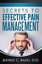 Secrets to Effective Pain Management
