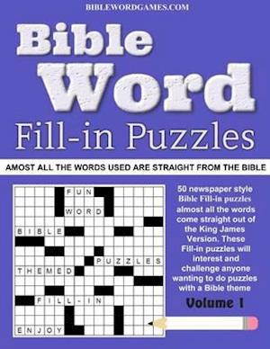 Bible Word Fill-In Puzzles Vol.1
