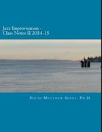 Jazz Improvisation Class Notes II 2014-15