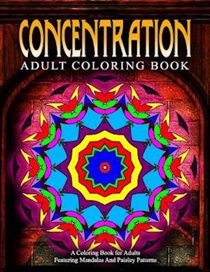 Concentration Adult Coloring Books, Volume 17