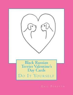 Black Russian Terrier Valentine's Day Cards