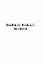 Grundriss Der Psychologie Für Juristen