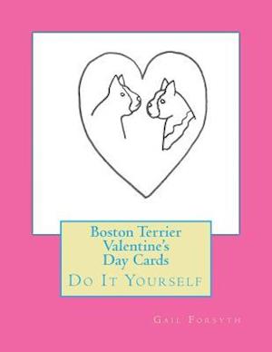 Boston Terrier Valentine's Day Cards