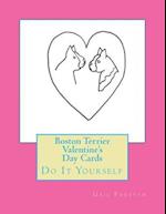 Boston Terrier Valentine's Day Cards