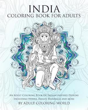 India Coloring Book For Adults