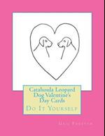 Catahoula Leopard Dog Valentine's Day Cards