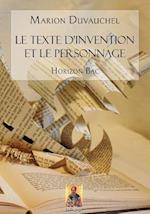 Le Texte D'Invention Et Le Personnage