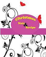 Christmas Note & Recipes