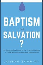Baptism and Salvation?