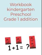 Workbook Kindergarten Preschool Grade 1 Addition