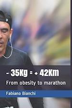 - 35Kg = + 42Km: From obesity to marathon 