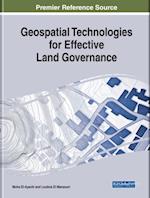 Geospatial Technologies for Effective Land Governance