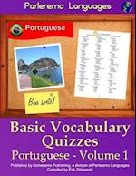 Parleremo Languages Basic Vocabulary Quizzes Portuguese - Volume 1