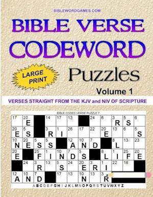Bible Verse Codeword Puzzles Vol.1