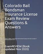 Colorado Bail Bondsman Insurance License Exam Review Questions & Answers 2016/17 Edition