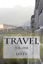 Travel To-Do Lists Book